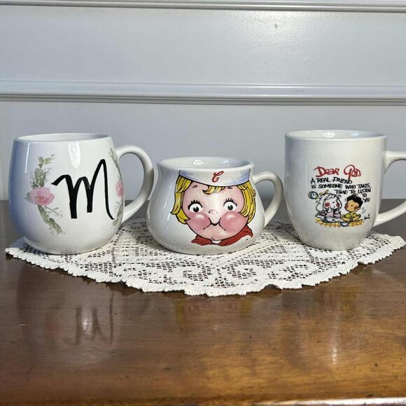 Vintage xl coffee cup / soup mug trip - Picture 1 of 10